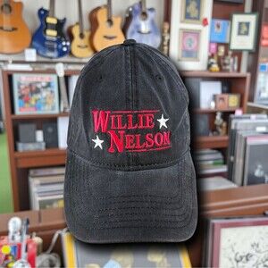 Willie Nelson 2014 American Legend Hat Otto Collection Black Hook & Loop Strap